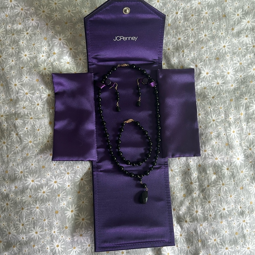 3 piece Onyx Jewelry Set